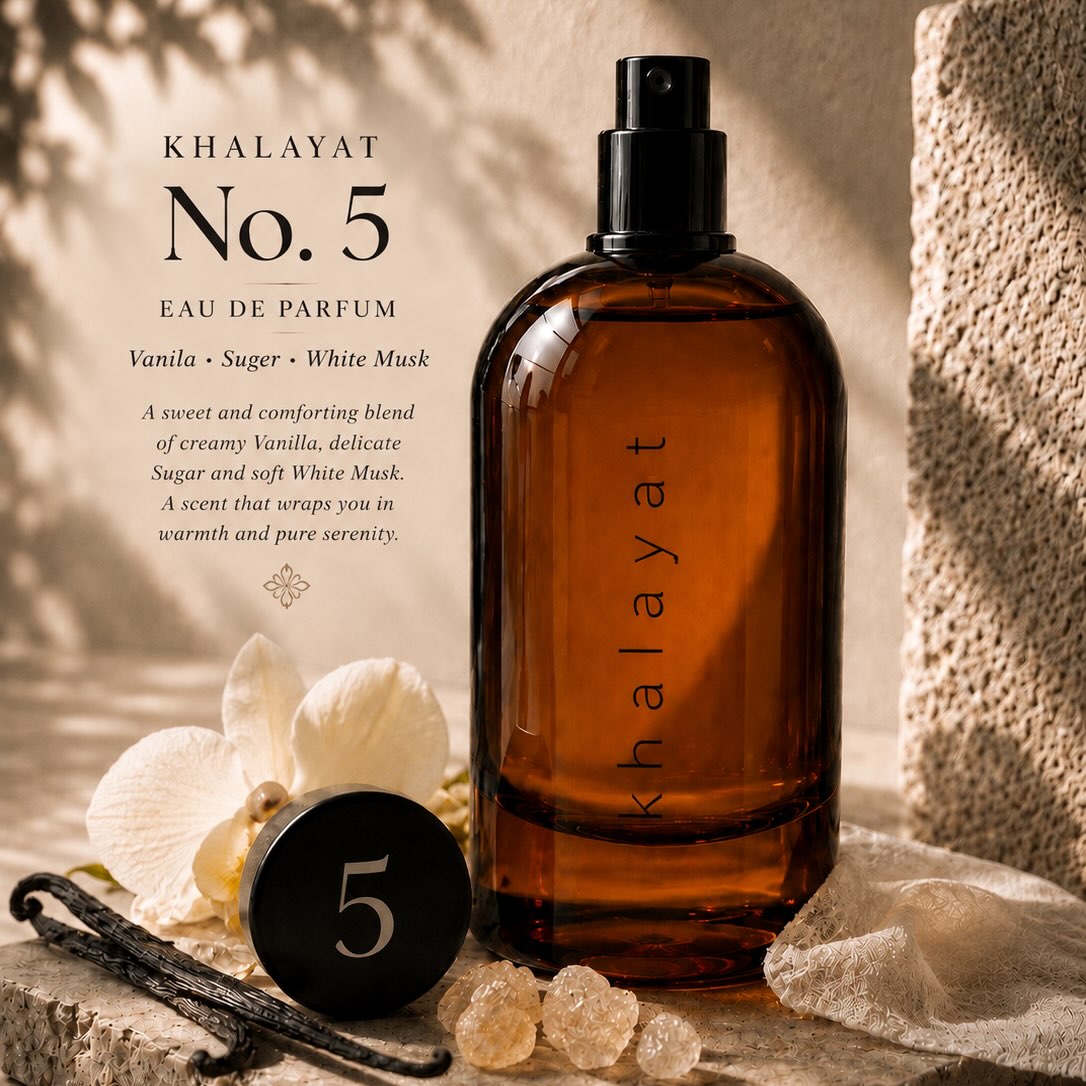 No.5 Vanilla, Sugar, White Musk